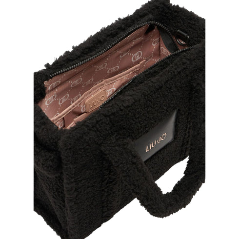 Shopping bag Donna media in teddy interno